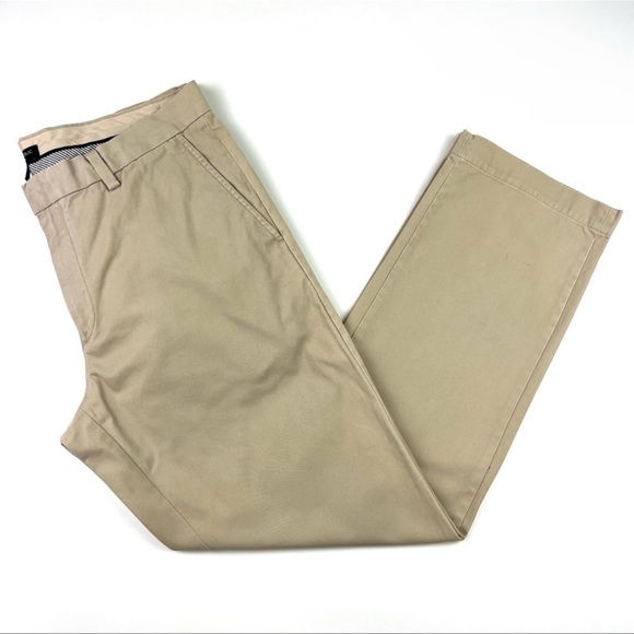 Banana Republic Aiden Chino Pants Mens Size 34/34 Tan Khaki - Picture 1 of 7